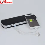 Auto Car Jump Starter 800-Amp Peak Booster Power Bank Pack Backup Charger with LED Flashlight