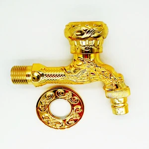 Automatic drum washing machine faucet 4 cents gold antique copper mop pool faucet