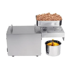 Automatic home use oil presser for peanut, sesame, sunflower