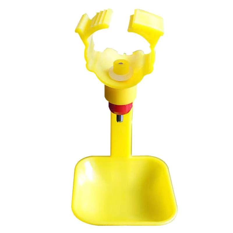 Automatic plastic chicken waterer nipple feeder drinker for poultry broiler cage drip cup for animals