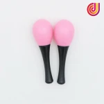 Baby happy Colored plastic hand bell bar dance party party props ring toys ring bell rattle hand bell ring sandball sandhammer