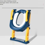 Baby toddler plastic potty chair training toilet trainer ladder seat with handle zhejiang manufacture