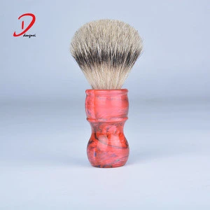 Badger hair shaving brush OEM factory, Dongshen brush for mens shaving