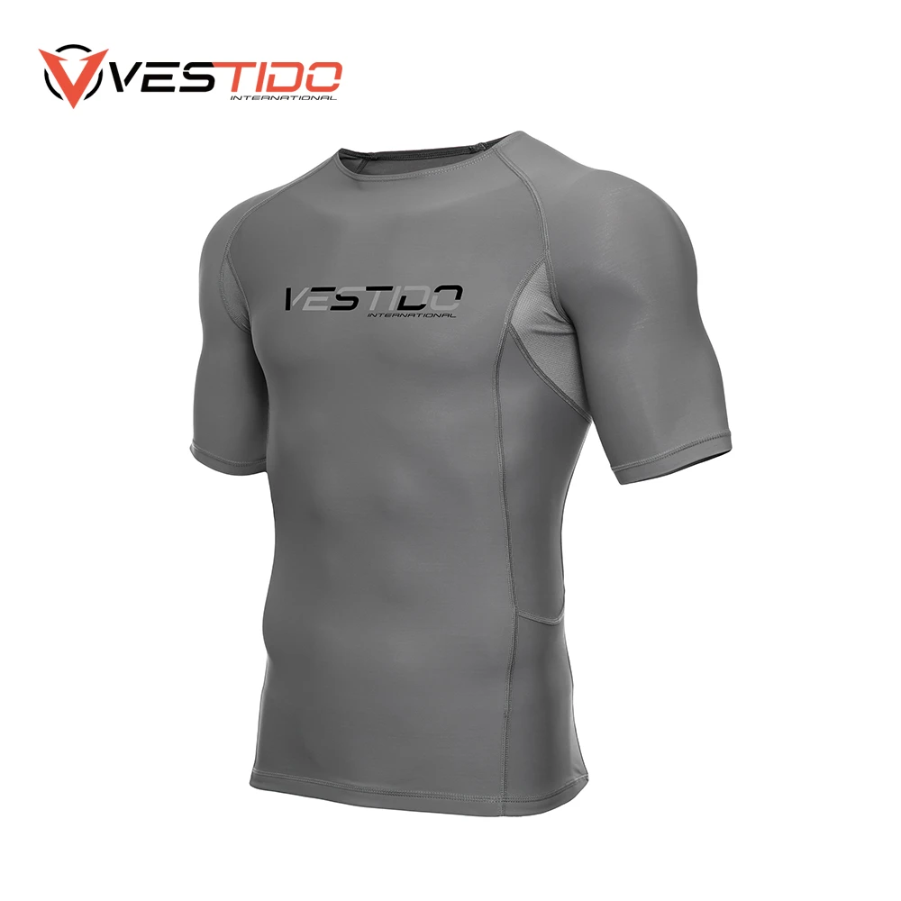 Base-Layer Athletic Running Workout Round Collar Long Sleeve Fitness Gym Yoga Dancing Rehearsal Compression Shirts VT-MCS-003