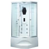 Bath shower screens glass,900mm x 900mm steam shower room enclosure