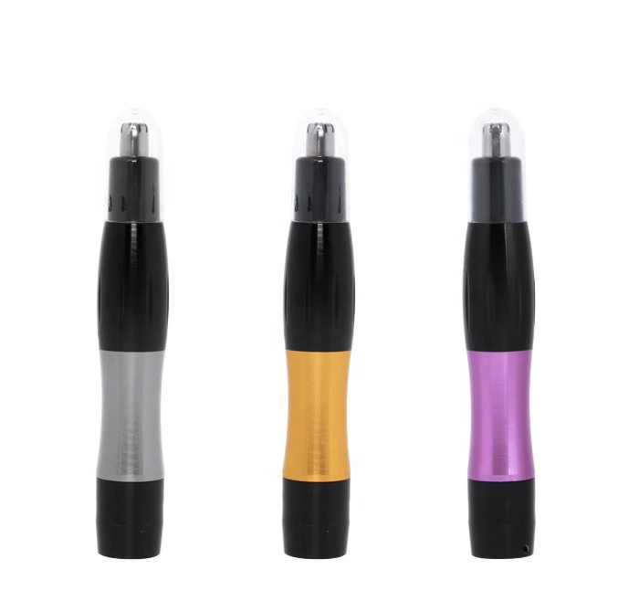 Battery opeated electric Nose&amp;Ear bikini hair trimmer 2 in 1 Personal care With Cap and Brush AE-829