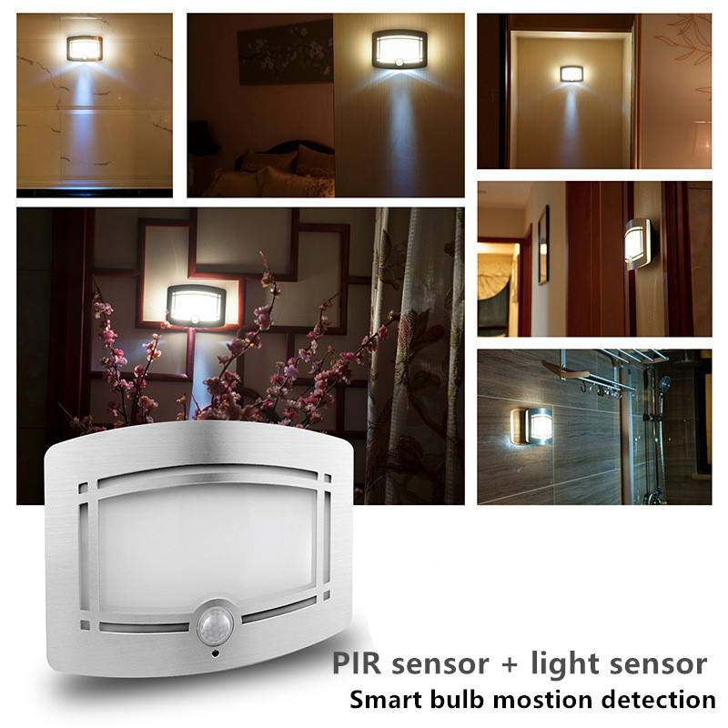 Buy Battery Operated Led Wall Light Motion Sensor Hotel Corridor Led ...