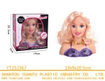 Beauty half-length Fashion doll head toy doll dressing toy for make up with tools