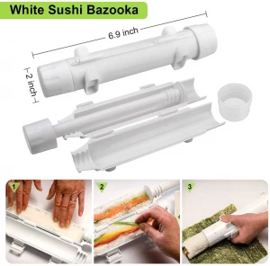 Beginners Kitchen Utensils Set Equipment DIY Seaweed Rice Roll Bamboo Tool Bazooka Sushi Making Kit