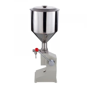 Bespacker A-03 Hand Operated Filling Machine Manual Cosmetic Water Bottle Paste Sausage Oil  Cream Liquid Filling Machine