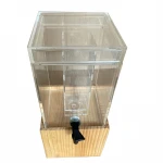 bespoke acrylic refrigerated soda dispenser machine lucite mini liquid drink dispenser beverage