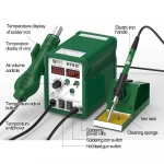 BEST-898D+ Automatic 700W 2 In 1 digital ESD Hot Air Gun Soldering Station Welding