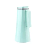 Best Seller 1l glass refill inside flask thermos double wall arabic brass turkish glass coffee pot dallah
