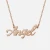 Import Best selling stainless steel gold plated custom name necklace for women from China