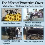 Bike Rain Dustproof Sunshine Cycling Cover Uv  Bicycle Protector Bike Accessories Mountain Waterproof Disc Wheel Cover Bicycle