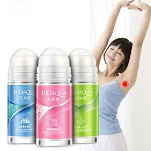 BIOAQUA Ball Body Lotion Antiperspirants Underarm Deodorant Roll on Bottle Women Fragrance Men Smooth Dry Perfumes