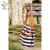 Import Black and White Stripe Canvas Mummy Baby Changing Diaper Bag with Matching Mat Pad Tan Trim from China