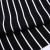 Import Black white stripes print woven rayon  viscose fabric guangzhou textiles from China