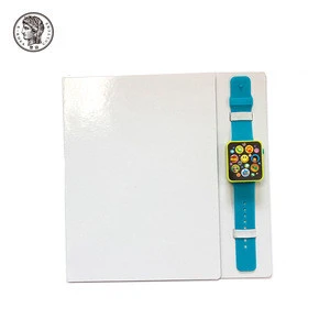Blank Magnet Writing Drawing Board With Children Wrist Watch
