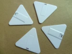 Blank white usb credit card plastic empty free logo custom usb flash drive memory card