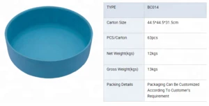 Blue color camping tableware sets Environmental Bamboo Fiber Dinnerware Sets