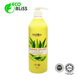 Body Cleanser Shower Gel Bath Products Body Wash Kisetsu Summer Splash Aloe Vera Hydrating Shower Cream 950ML