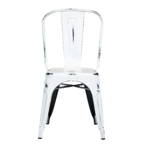 BOHAO Vintage White Color, Restaurant Chair