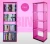 Import Bookcase single shelf cubby small plastic storage shelf from China