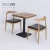Import Bordered desktop Elm Wood and Iron restaurant table dining table cafe table from China