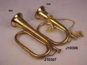 Brass Trumpet with mirror polish