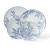 Import British Rural Style Ceramic Kitchen Dishes Plate Wedding Blue Dinnerware Sets Fine Bone China Porcelain Dinner Set from Pakistan