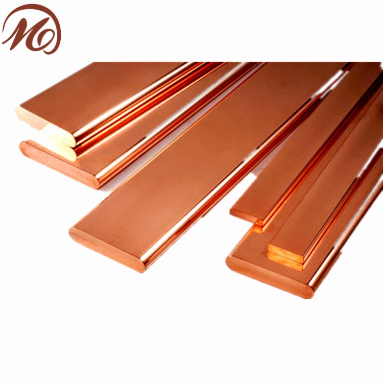 C10200 C11000 Pure Copper Rod Round Flat Brass Copper Bars
