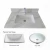 Import Calacatta Gold 48 Inch Bathroom Countertop Vanity Top Wash basin from China