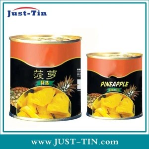 Can Suppliers For Canned Pineapple Exporter
