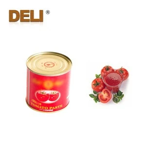 Canned tin packing tomato puree by chinese factory
