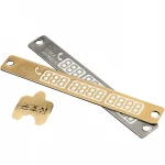 Car Luminous Temporary Car Parking Card Telephone Number Card With Suckers