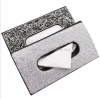 Car tissue box hanging type diamond set little creative bling car drawer hanging sun visor car paper towel clip for women