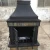 Cast iron Material and Wood fireplace Type wood burner stove