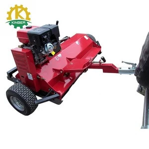 CE approved best quality ATV flail lawn mower with 15HP gasoline engine