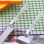 Ceramic Handle Stainless Steel Cake Server Spatula Knife for Pie Pizza Cheese Pastry Cake Bread Divider