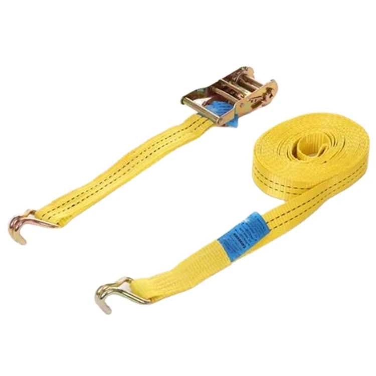 Certificate by GS,ISO9001 Cargo Lashing Strap Truck Belt Ratchet Tie Down Strap Grif and J Hooks with Rubber 50mm 10-30DAYS
