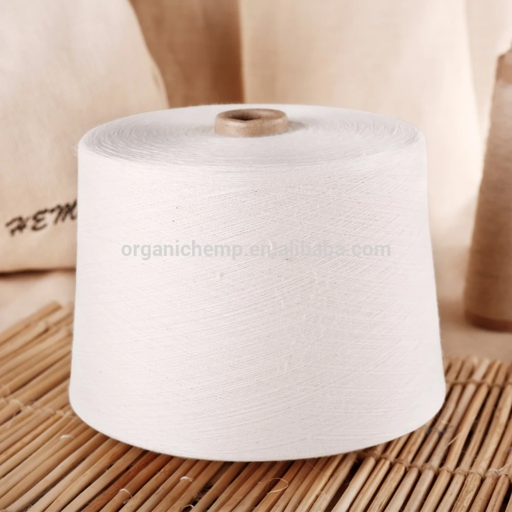 Certified Organic Linen/Organic Cotton Blended Yarn 20S for weaving