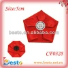 CF0328 Wholesale handmade red fabric cutting flower