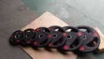 cheap fitness accessories / commercial bodybuilding / 3 hole barbell plate