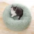 Import Cheap Large Fluffy Pet Dog Beds Wholesale Donut Plush Luxury Cat Pet Dog Sofa Bed from China