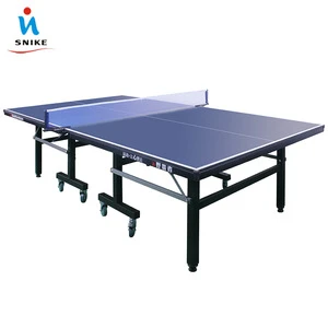 Cheap MDF Double Fold And Folding Removable Table Tennis Table