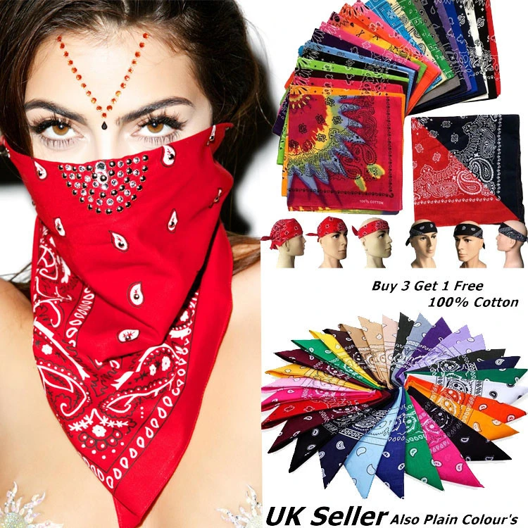 Cheap Multifunctional Seamless Face And Neck Bandana In Stock For Outdoor