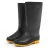 cheap plastic gumboots farming gardening and stockbreeding work black boots with yellow outsole