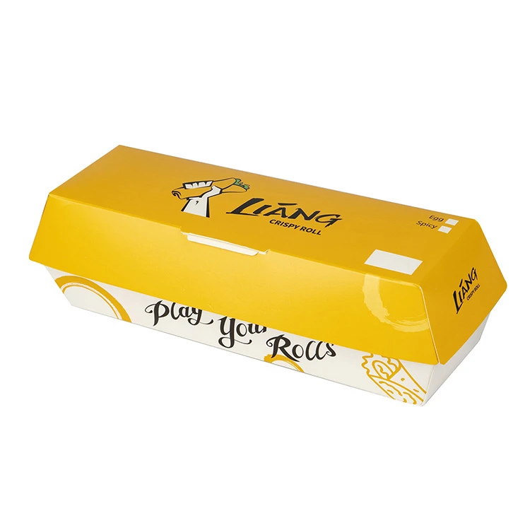 Cheap Price Creative Paper Packaging Food Grade Cardboard Fast Food Box