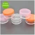 Import cheap wholesale glitter clear plastic jar with lids 3g 5g 10g round plastic clear jar from China